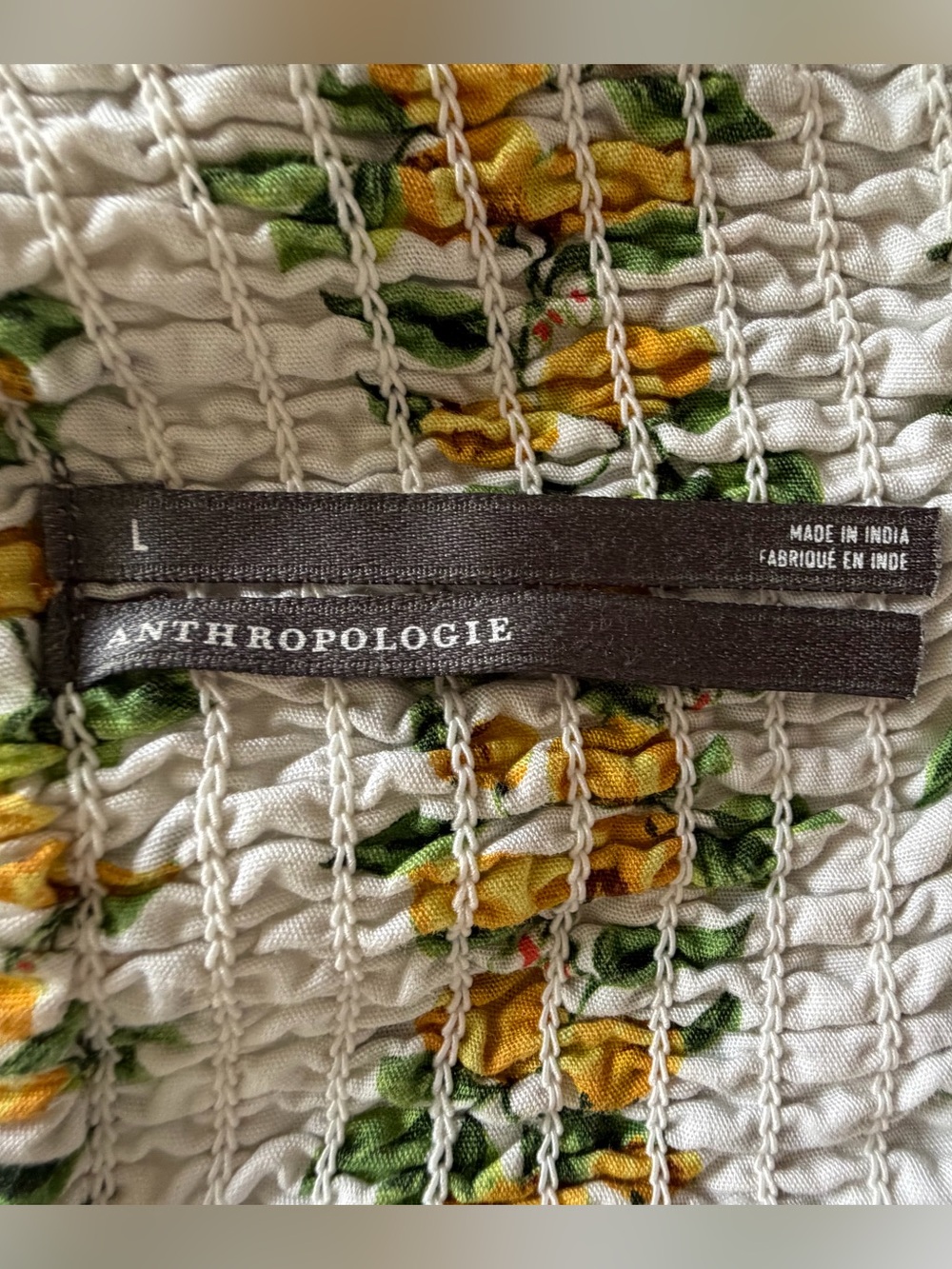 Anthropologie Helena Dress Lemon print - Picture 5 of 5